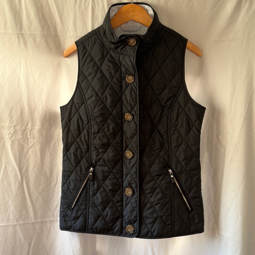 Polo Golf by Ralph Lauren Black vest with zip & buttons, size M